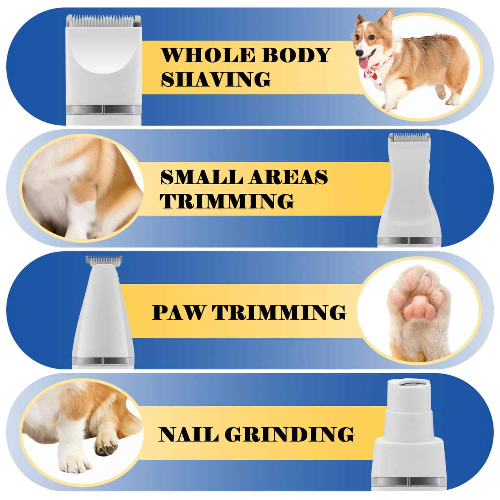 Cortadoras de Pelo para Mascotas Multifuncionales LEMULEGU, - Imagen 4