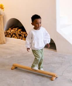 AVDAR Balance Beam para niños de madera de haya importada