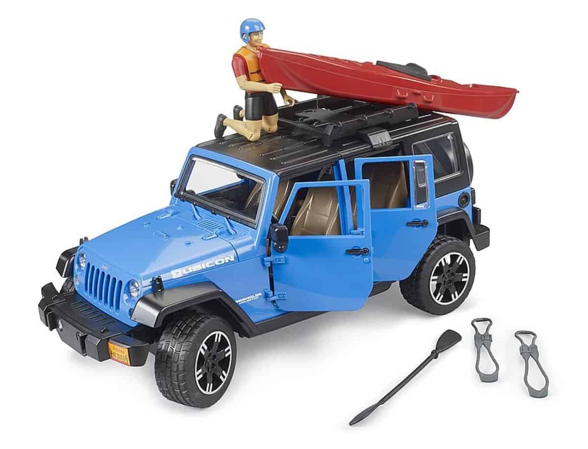 Jeep Wrangler Rubicon Unlimited con Kayak y Kayaker de - Imagen 4