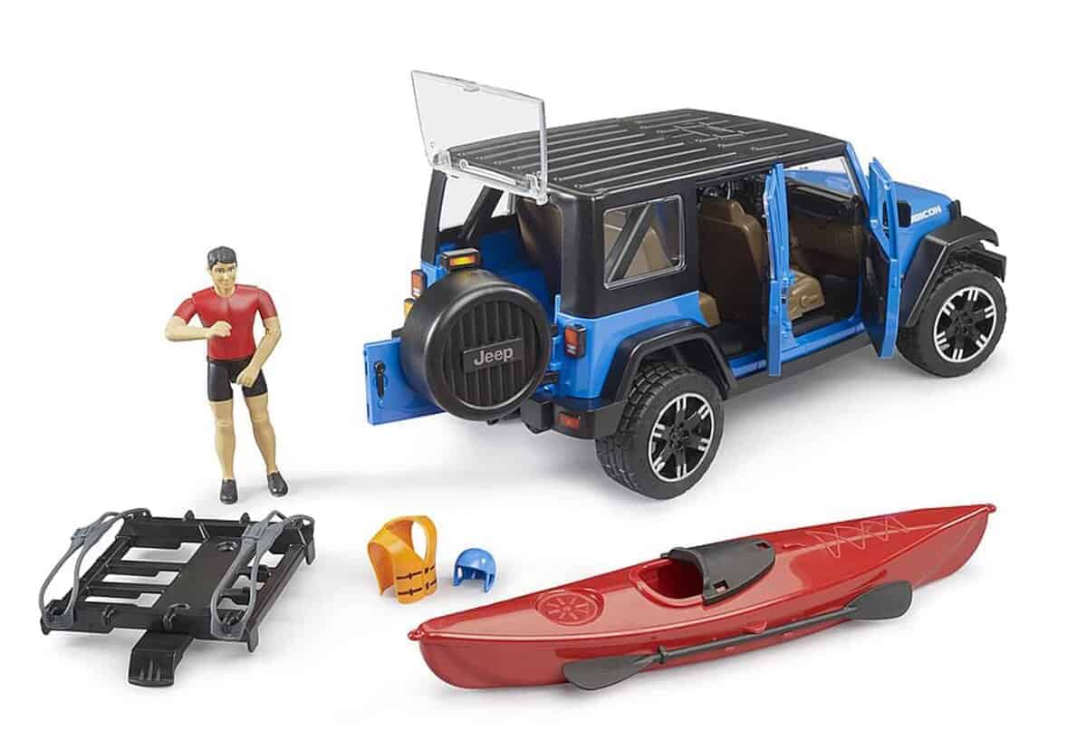 Jeep Wrangler Rubicon Unlimited con Kayak y Kayaker de - Imagen 6