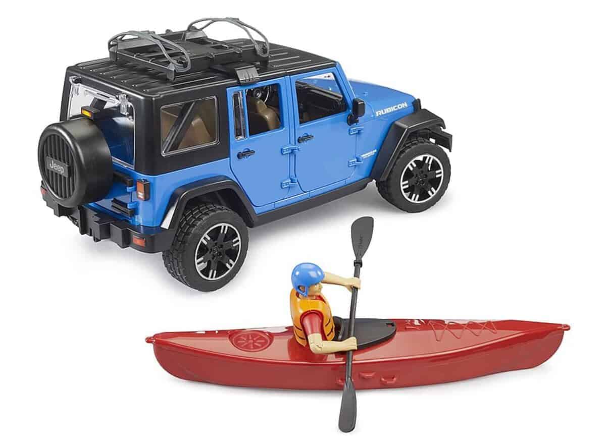 Jeep Wrangler Rubicon Unlimited con Kayak y Kayaker de - Imagen 5