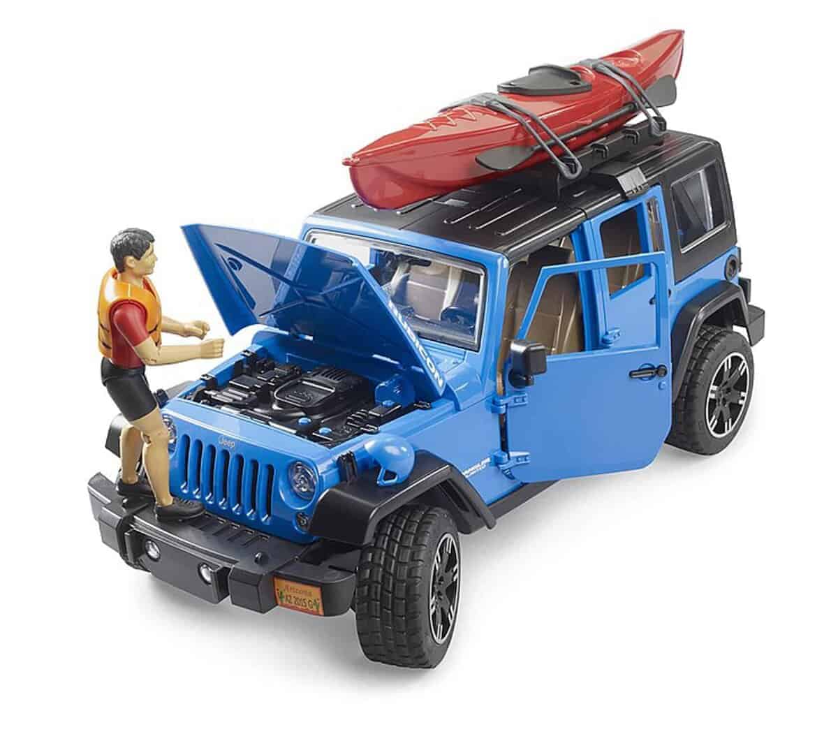 Jeep Wrangler Rubicon Unlimited con Kayak y Kayaker de - Imagen 3