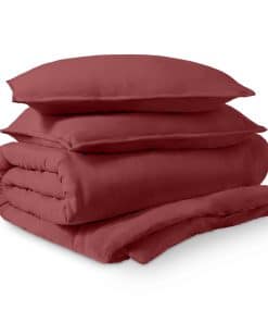 Funda de Edredón King Ultra Suave Lavada de Microfibra con