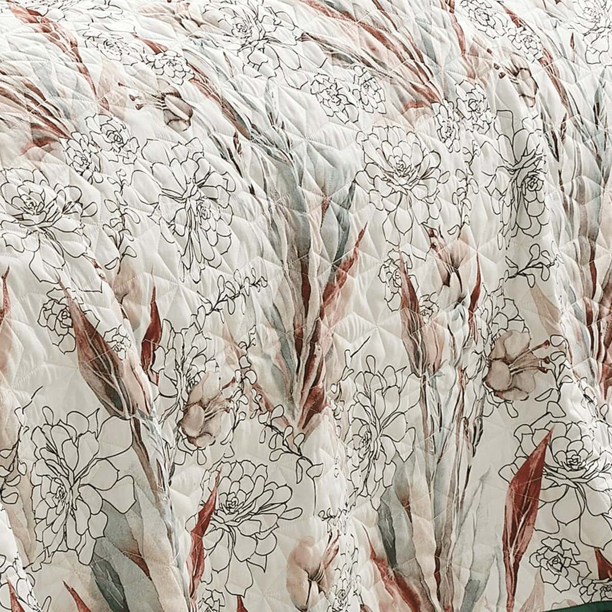 ESCA Juego de Colchas Reversible SARA de 3 Piezas en Blanco - Imagen 5