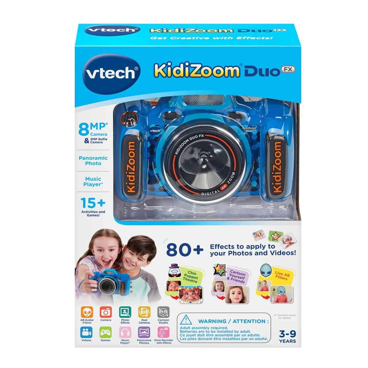 Cámara Digital VTech KidiZoom Duo FX para Niños, Doble - Imagen 8