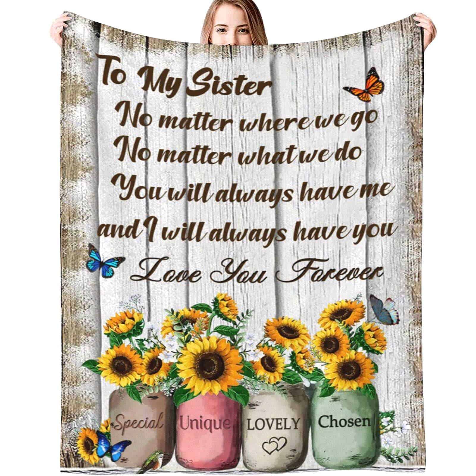 Mantas de Regalos de Hermanas de XeaGiasy para la Hermana