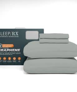 Juego de sábanas Twin SleepRX 100% algodón Sateen Sage -