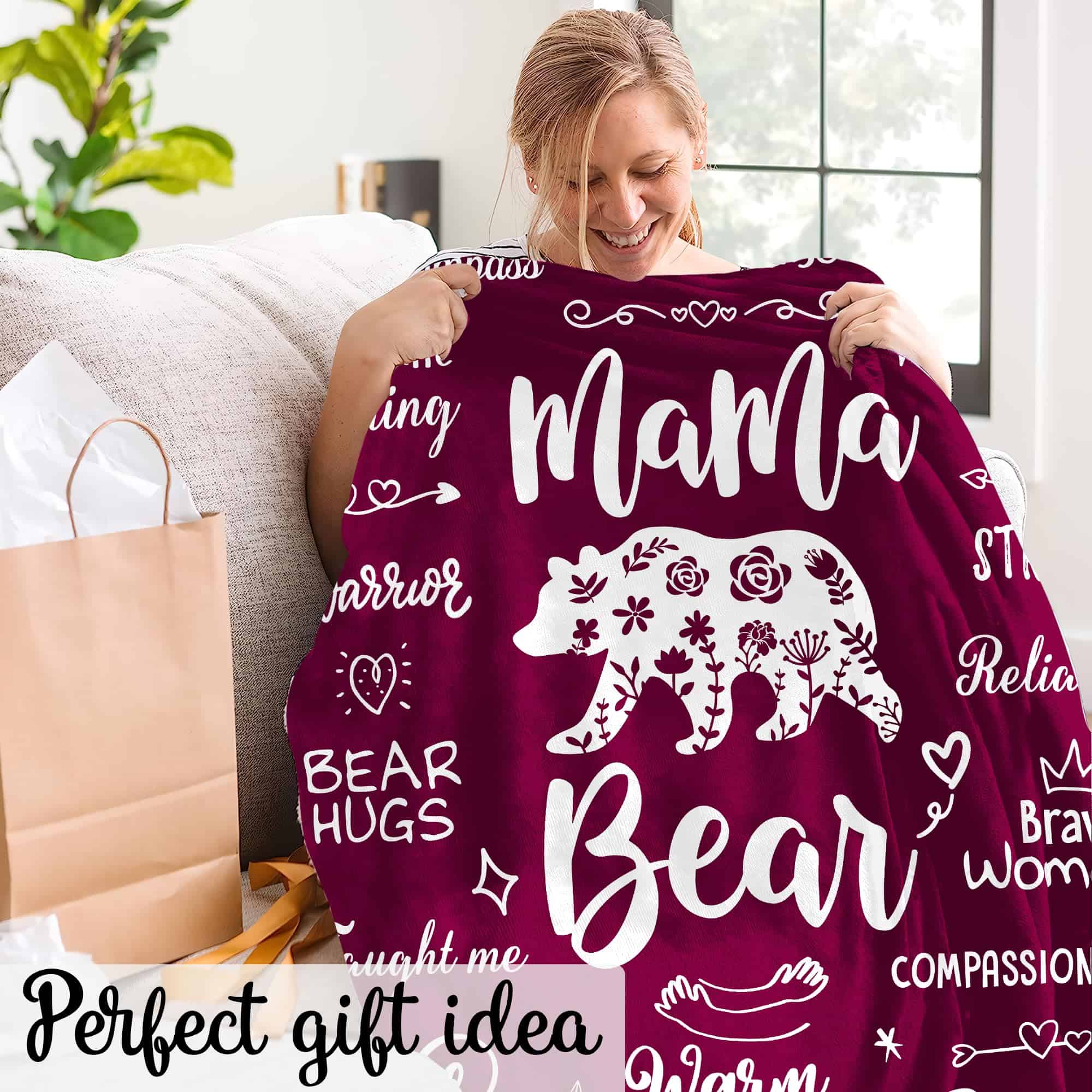 Manta Regalo para Mamá de Hija, Hijo o Hijos - Manta Mama - Imagen 7