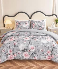 Juego de Comforter Koniroom de 3 Piezas Tamaño King en Rosa