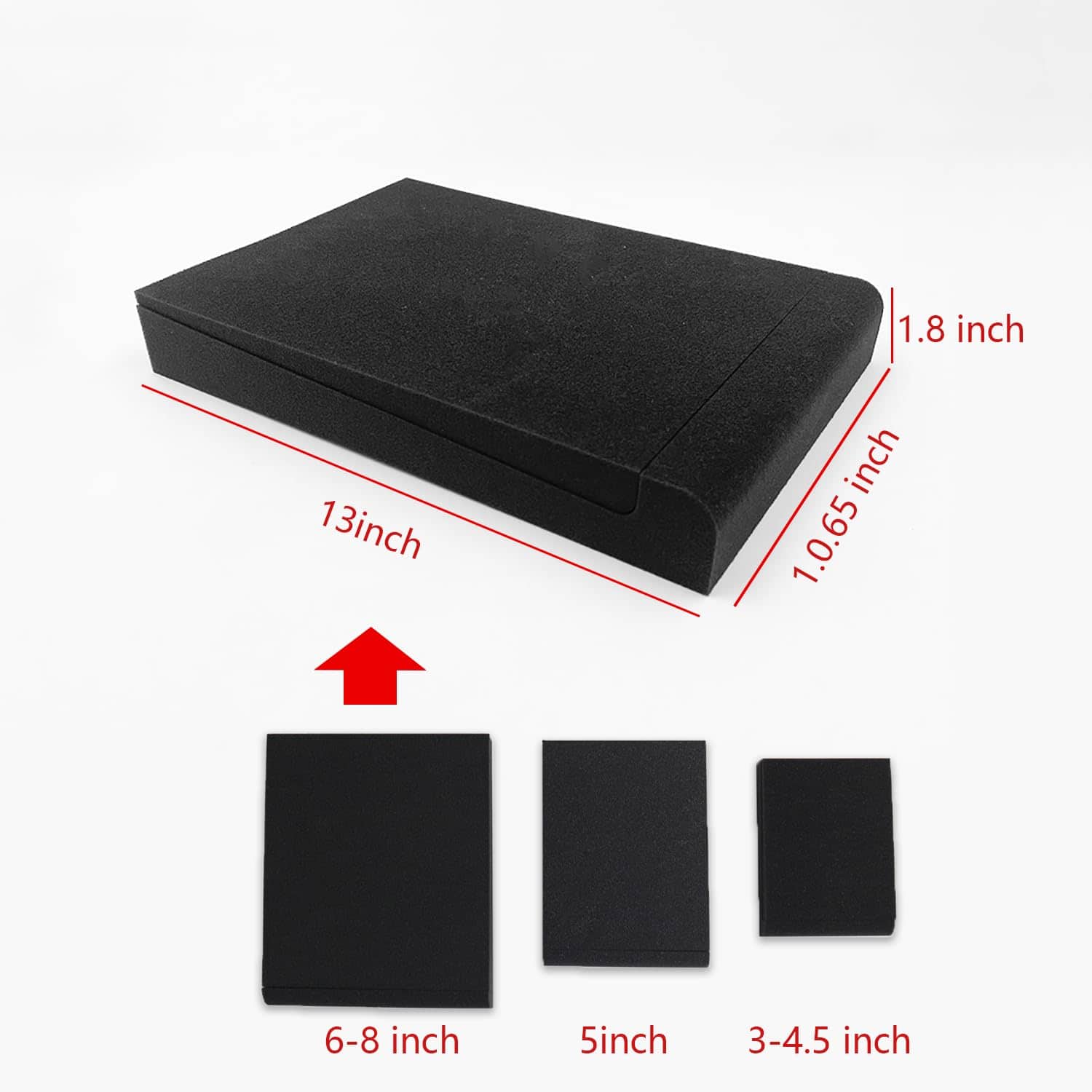 Almohadillas de Aislamiento de Espuma U MAX para Altavoz, - Imagen 3