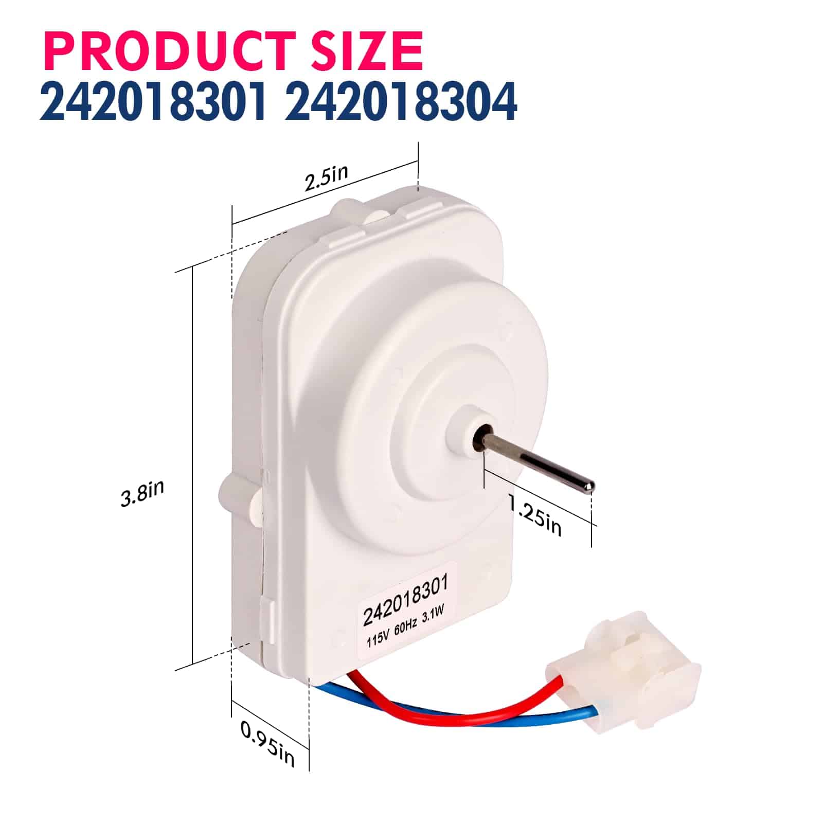 Motor del Ventilador del Condensador de -e Kenmore - Imagen 5