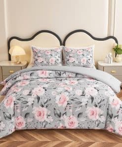 Juego de Edredón Koniroom de 3 Piezas en Tamaño King,