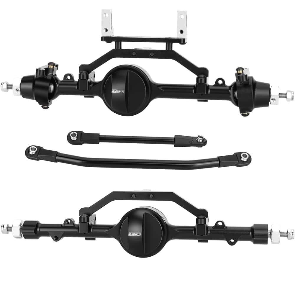 Conjunto de Eje Delantero y Trasero de Aluminio GLOBACT D90