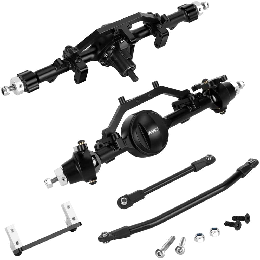 Conjunto de Eje Delantero y Trasero de Aluminio GLOBACT D90 - Imagen 7