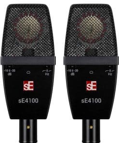 Par de micrófonos de condensador de diafragma grande sE