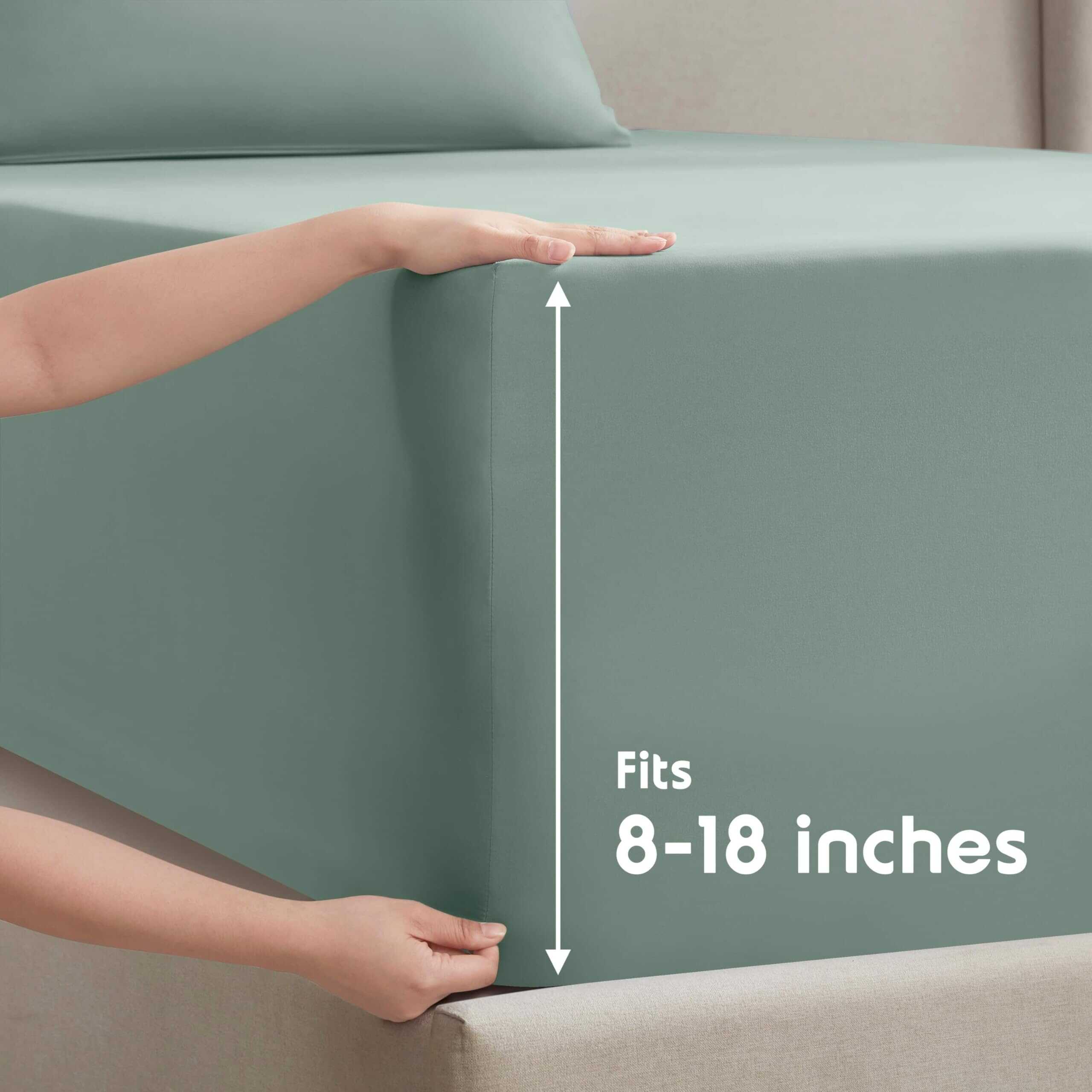 Juego de sábanas Nestl RV - 4 piezas, sábanas tamaño Queen - Imagen 5