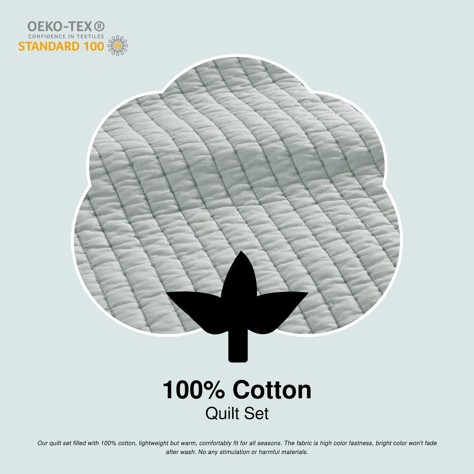 Juego de Edredón de Matrimonio SOElinens - 100% Algodón - Imagen 6