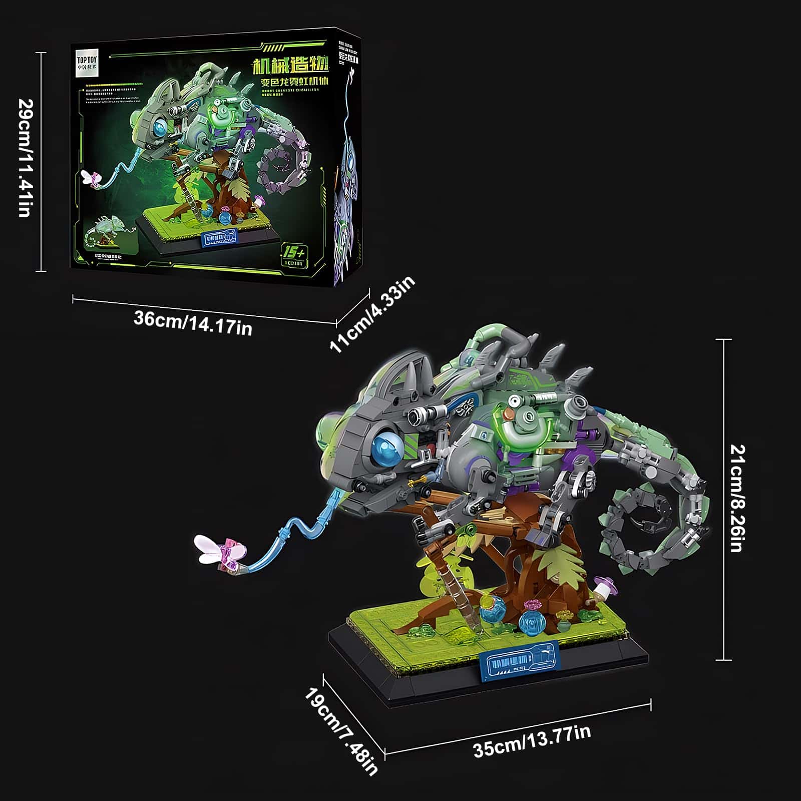 Juguete de bloques de construcción con temática de Dragón - Imagen 5