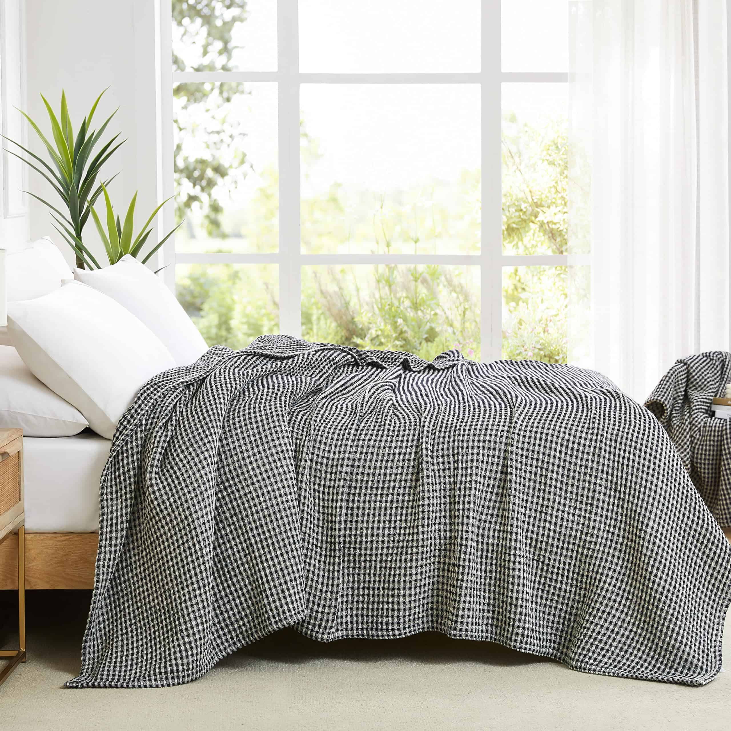 Manta Southshore Fine Living, Inc. a Cuadros Tamaño Twin o - Imagen 5