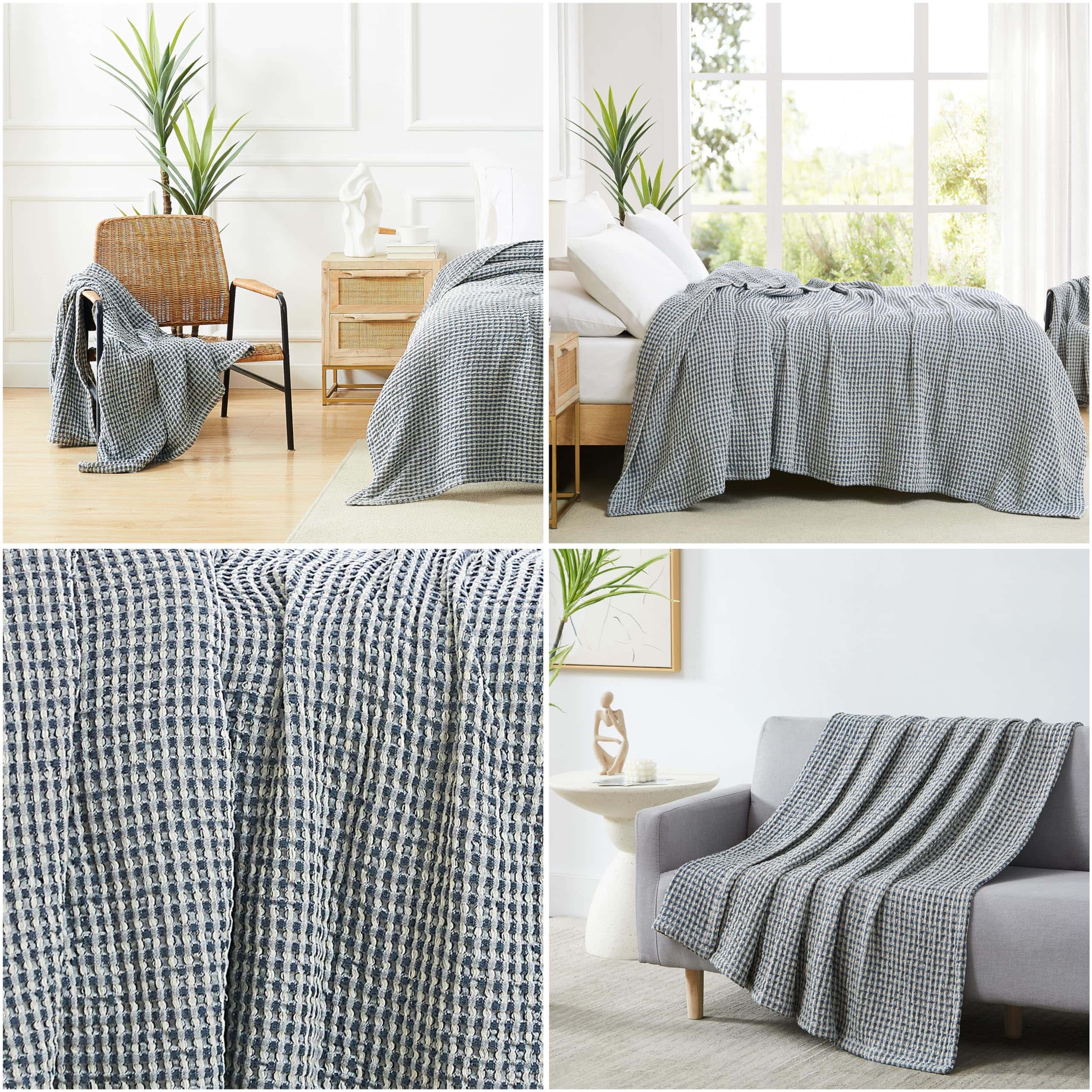 Manta a Cuadros King Size Southshore Fine Living, Inc. para - Imagen 4