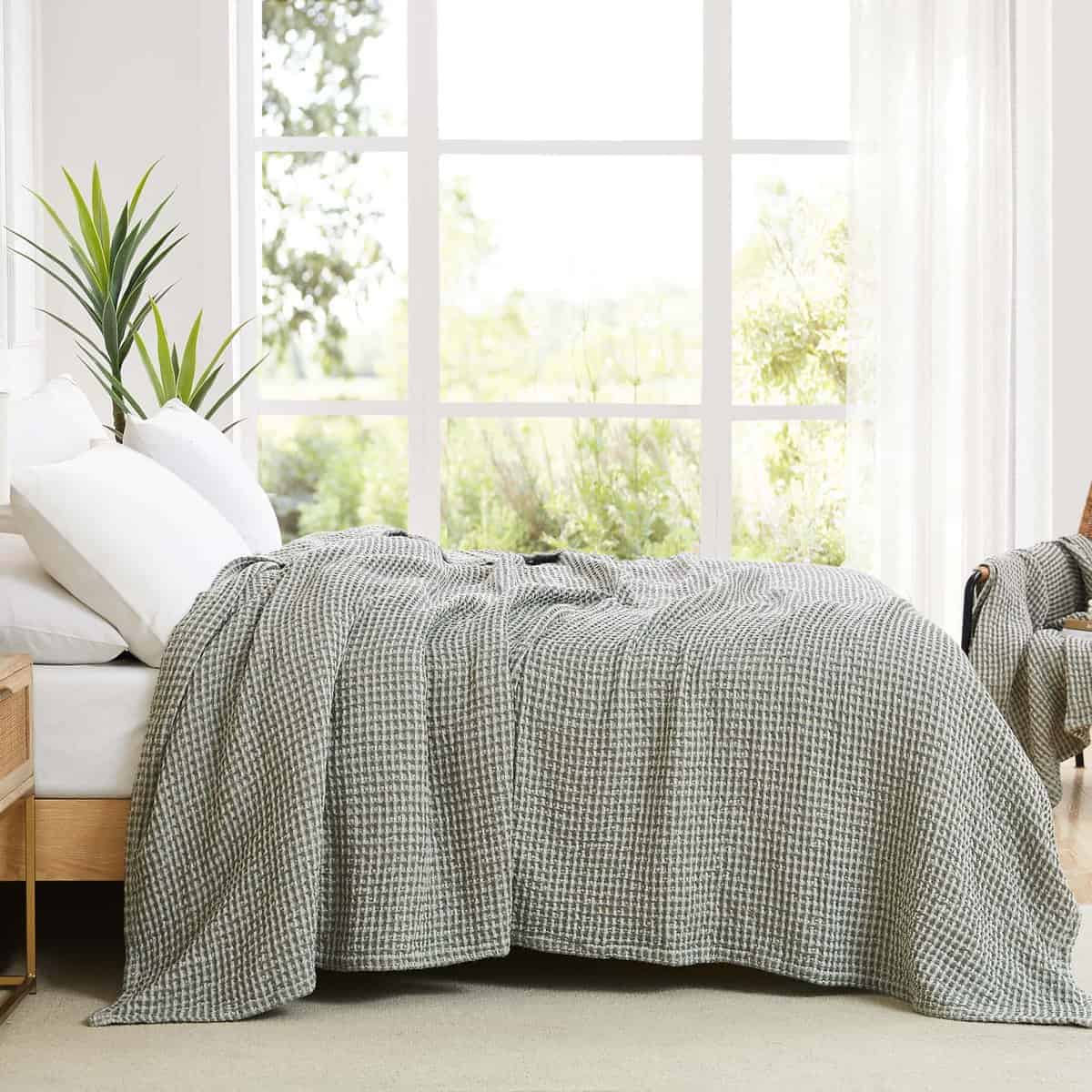 Manta Cuadriculada Oversized de Southshore Fine Living, - Imagen 8