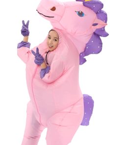 Disfraz Inflable de Unicornio Tamaño Infantil para