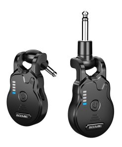 ACEMIC Sistema de Guitarra Inalámbrica de 2.4GHz Recargable