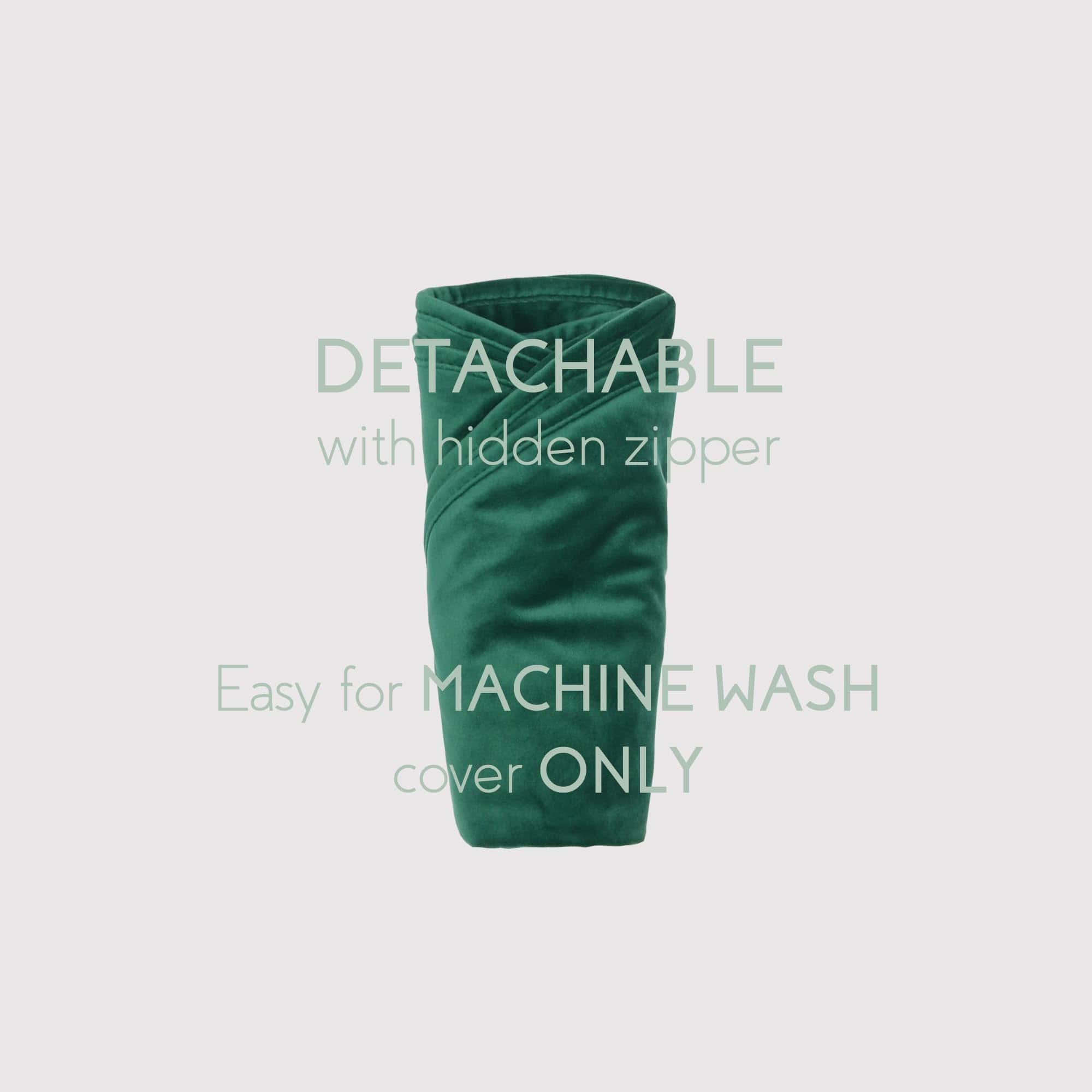 Funda de Cojín Redondo YIUOR de Terciopelo para Piso - Imagen 6