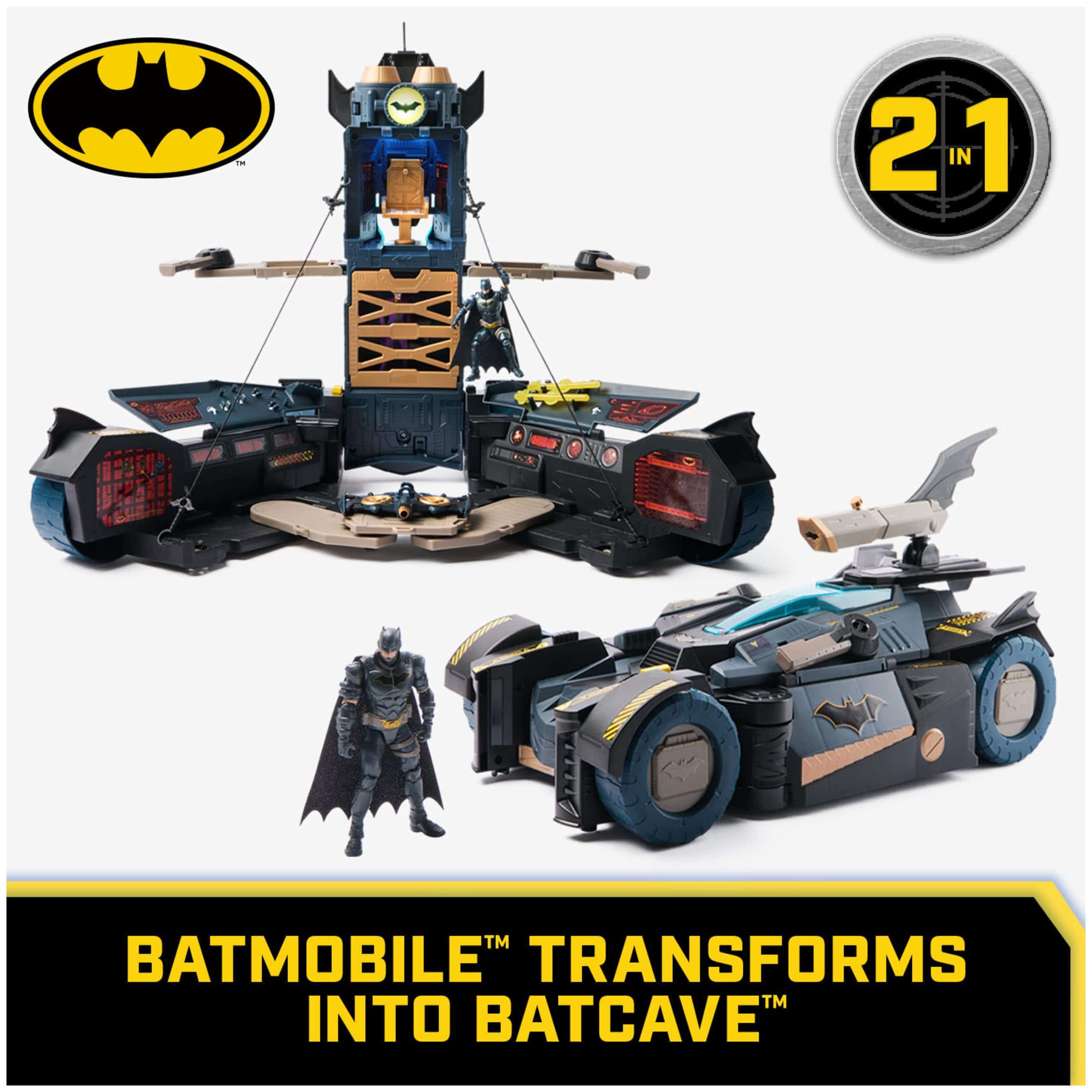DC Comics Batman, Ultimate Transforming Batmobile Playset, - Imagen 3