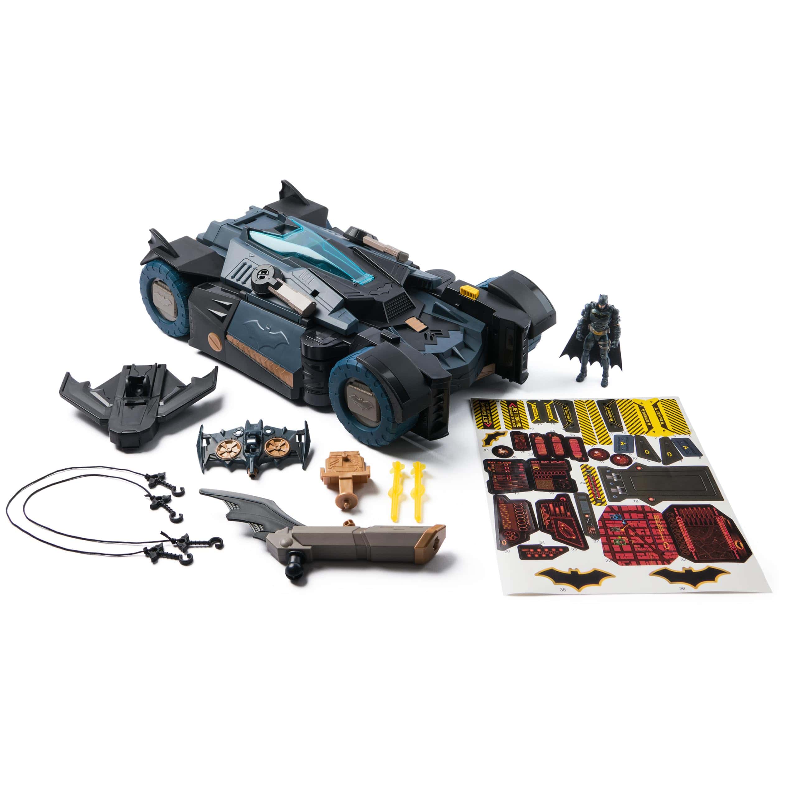 DC Comics Batman, Ultimate Transforming Batmobile Playset, - Imagen 9