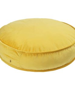 Funda de cojín redonda de terciopelo para suelo YIUOR,