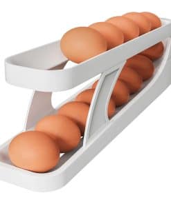 Dispensador Automático de Huevos Rodante de 2 Niveles