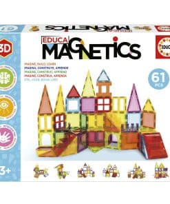 Set de Bloques Magnéticos Translúcidos Educa - 61 Piezas -