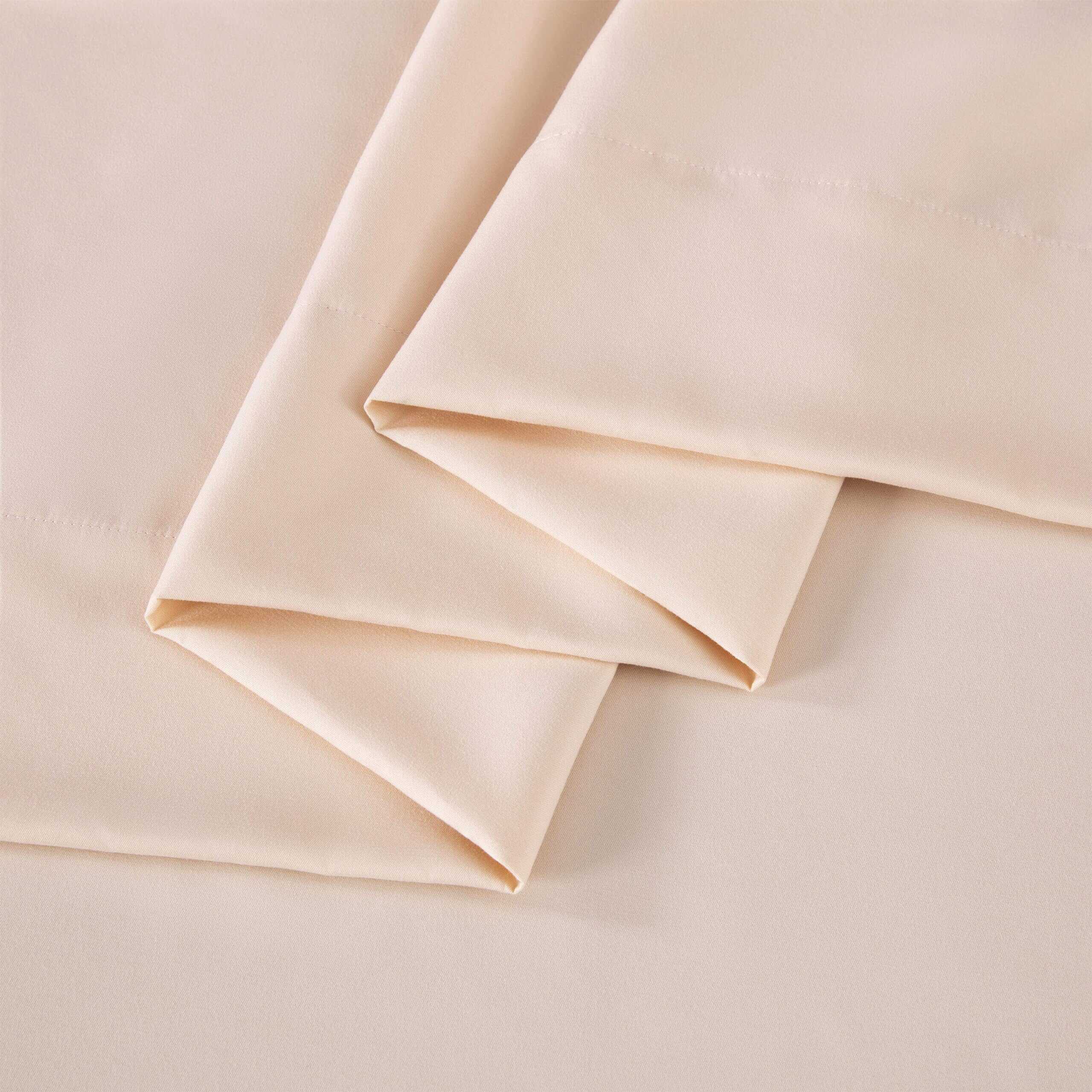 Juego de sábanas rosa blush Chezmoi Collection de 4 piezas - Imagen 8
