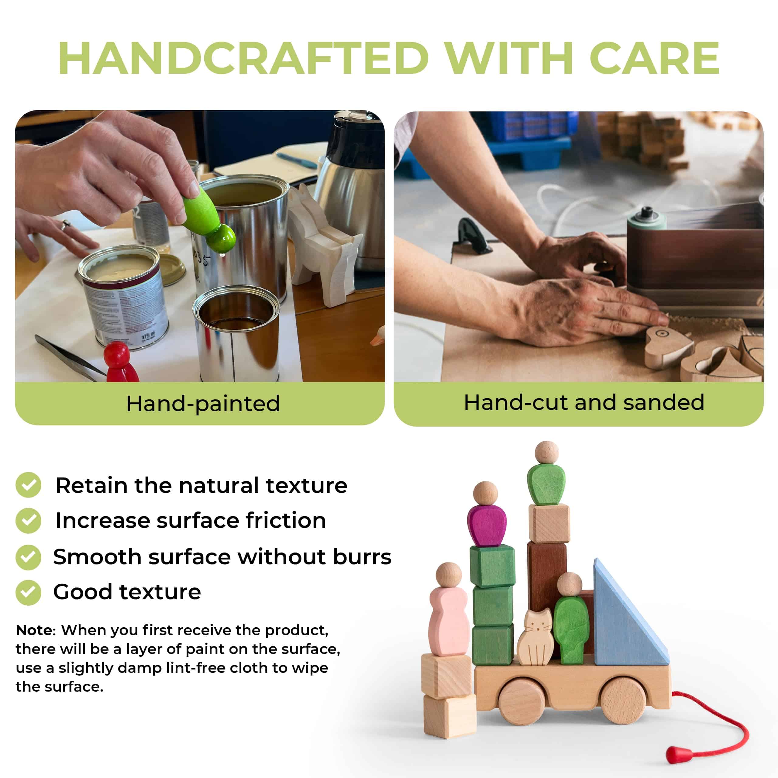 Bloques de Construcción de Madera AVDAR para -ños de 3+ - Imagen 4