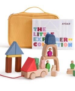 Bloques de Construcción de Madera AVDAR para -ños de 3+