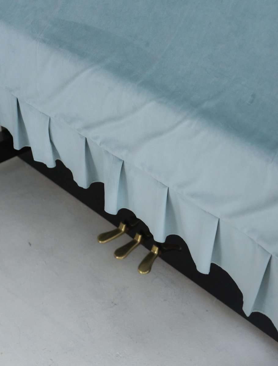 Clairevoire Cubierta de Piano Vertical a -Turquesa - Imagen 4