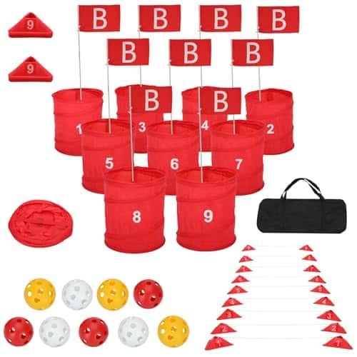 Juego de Golf con Bandera 9 Hoyos Gran Forma de Promover