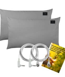 Funda de almohada conductora para puesta a tierra, paquete