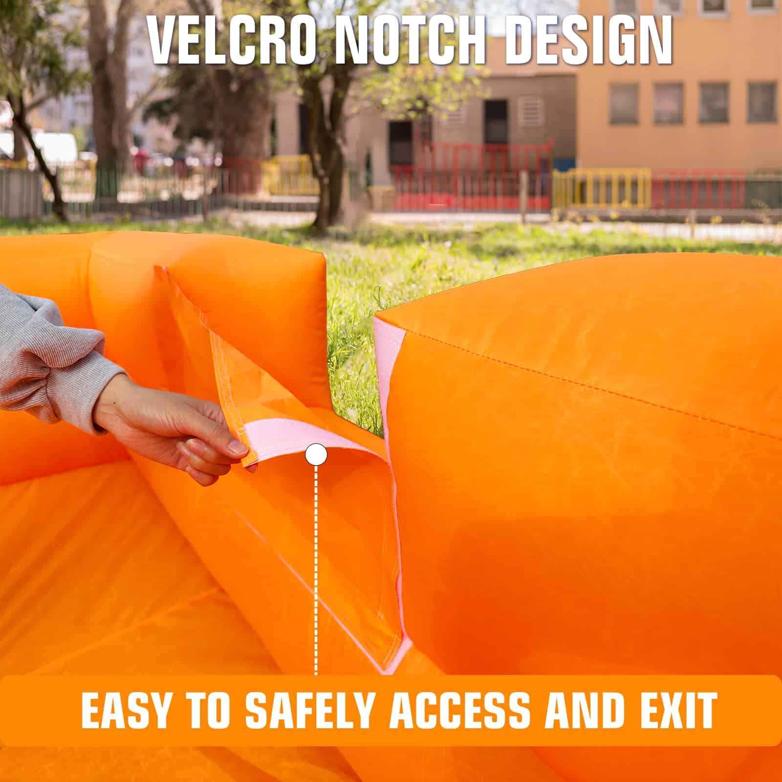 WARSUN Pit de Bolas de Espuma - Pit de Bolas Naranja - Imagen 4