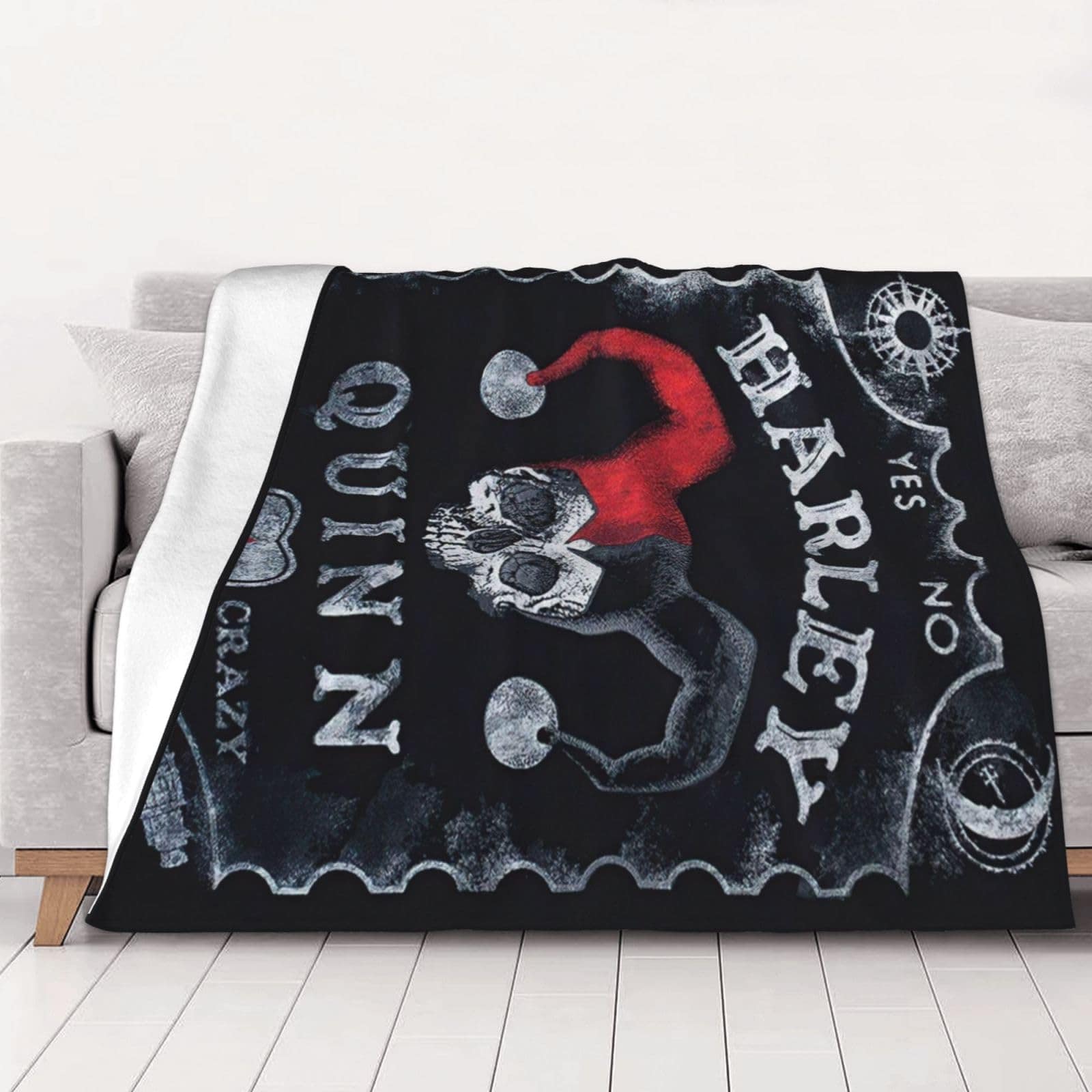 Manta de Lana con Tablero Ouija Ultra Suave y Gruesa de