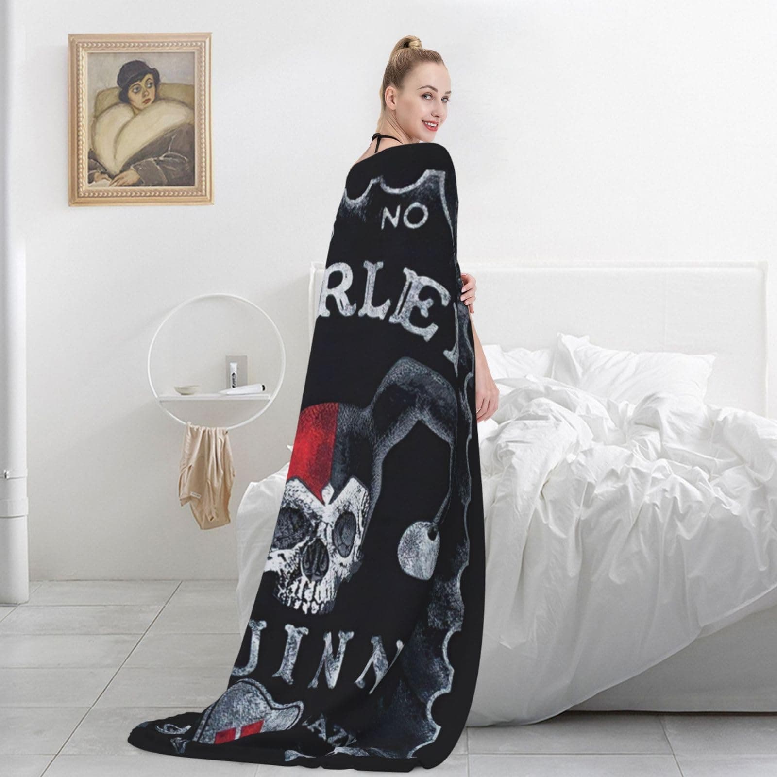 Manta de Lana con Tablero Ouija Ultra Suave y Gruesa de - Imagen 9