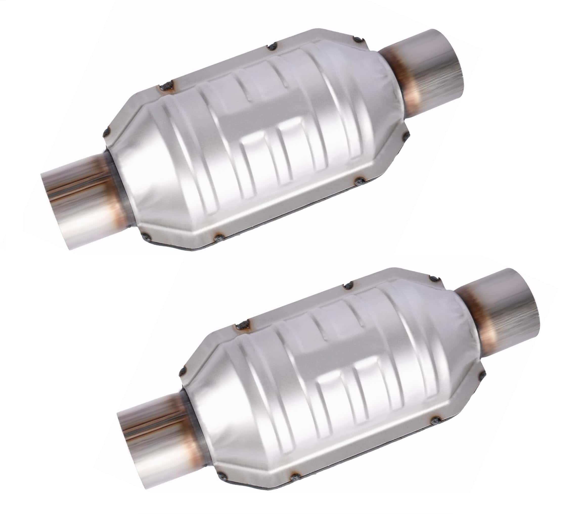 UMIUP 2PCS Convertidor Catalítico Universal de Alto Flujo