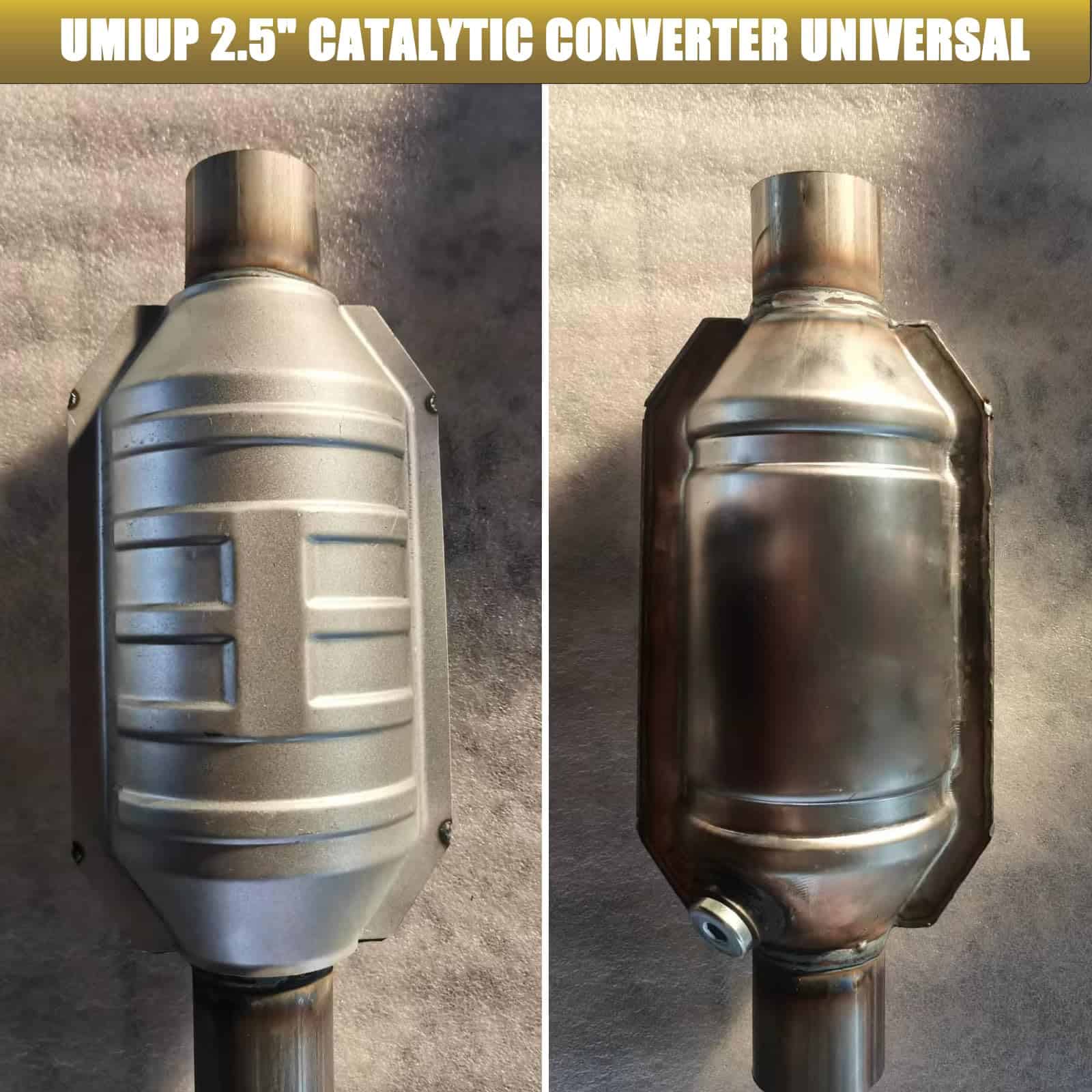 UMIUP 2PCS Convertidor Catalítico Universal de Alto Flujo - Imagen 7