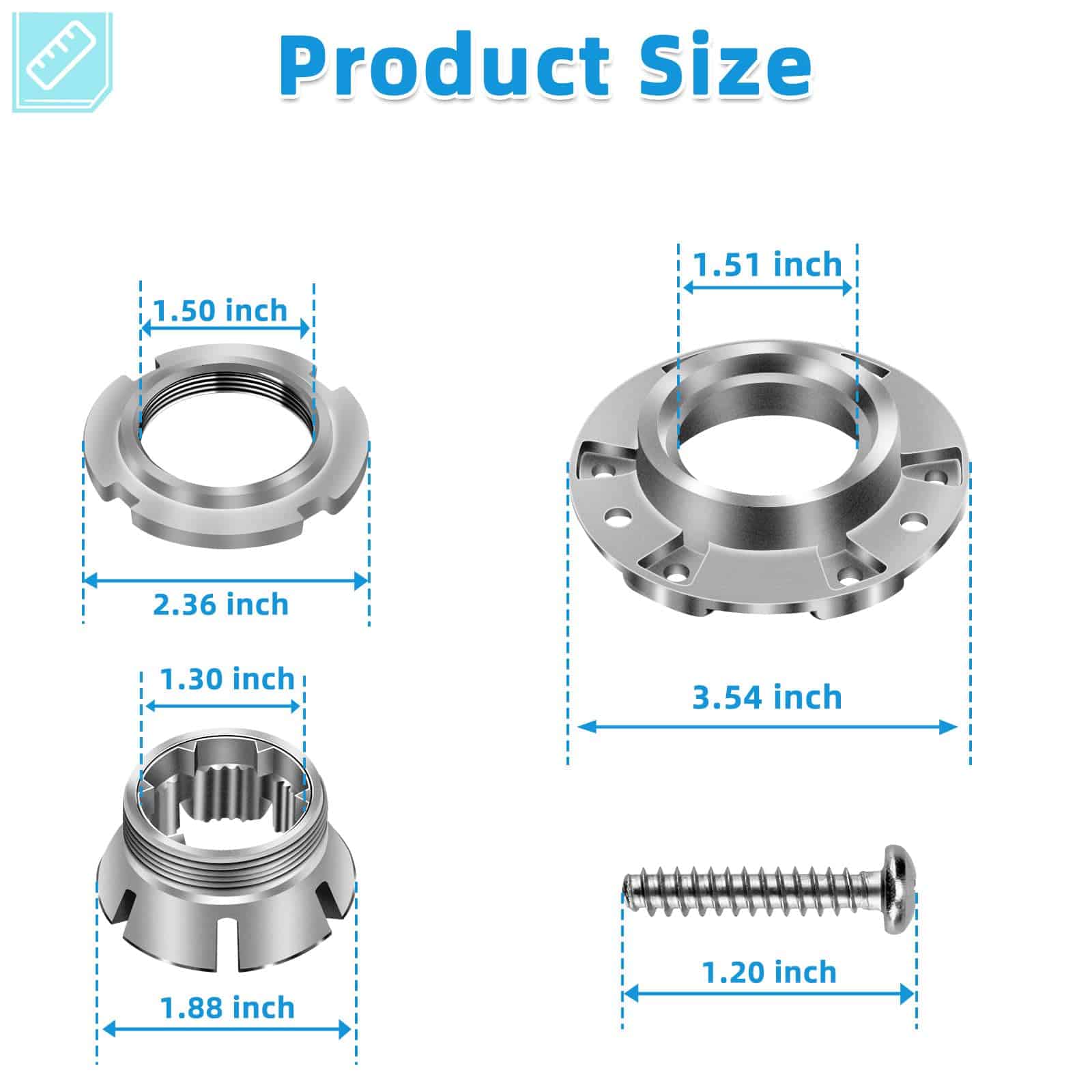 Cubo de unidad de cesta de lavadora de repuesto W10324651 - Imagen 4