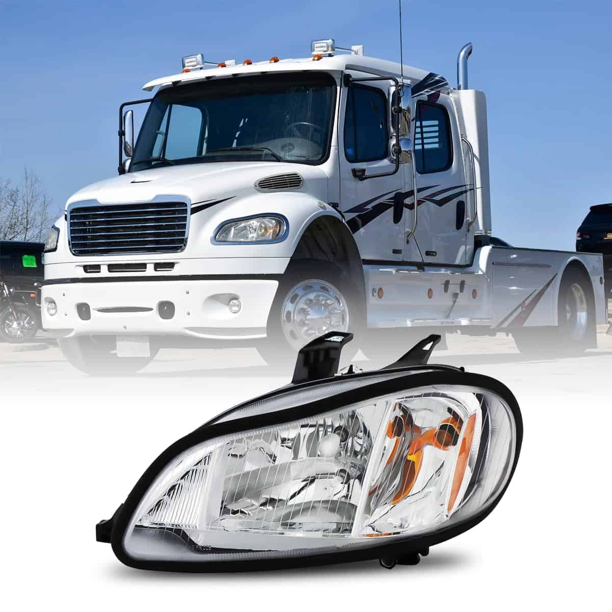 Faros Easyinst para Freightliner M2 2004-2013, Faro de