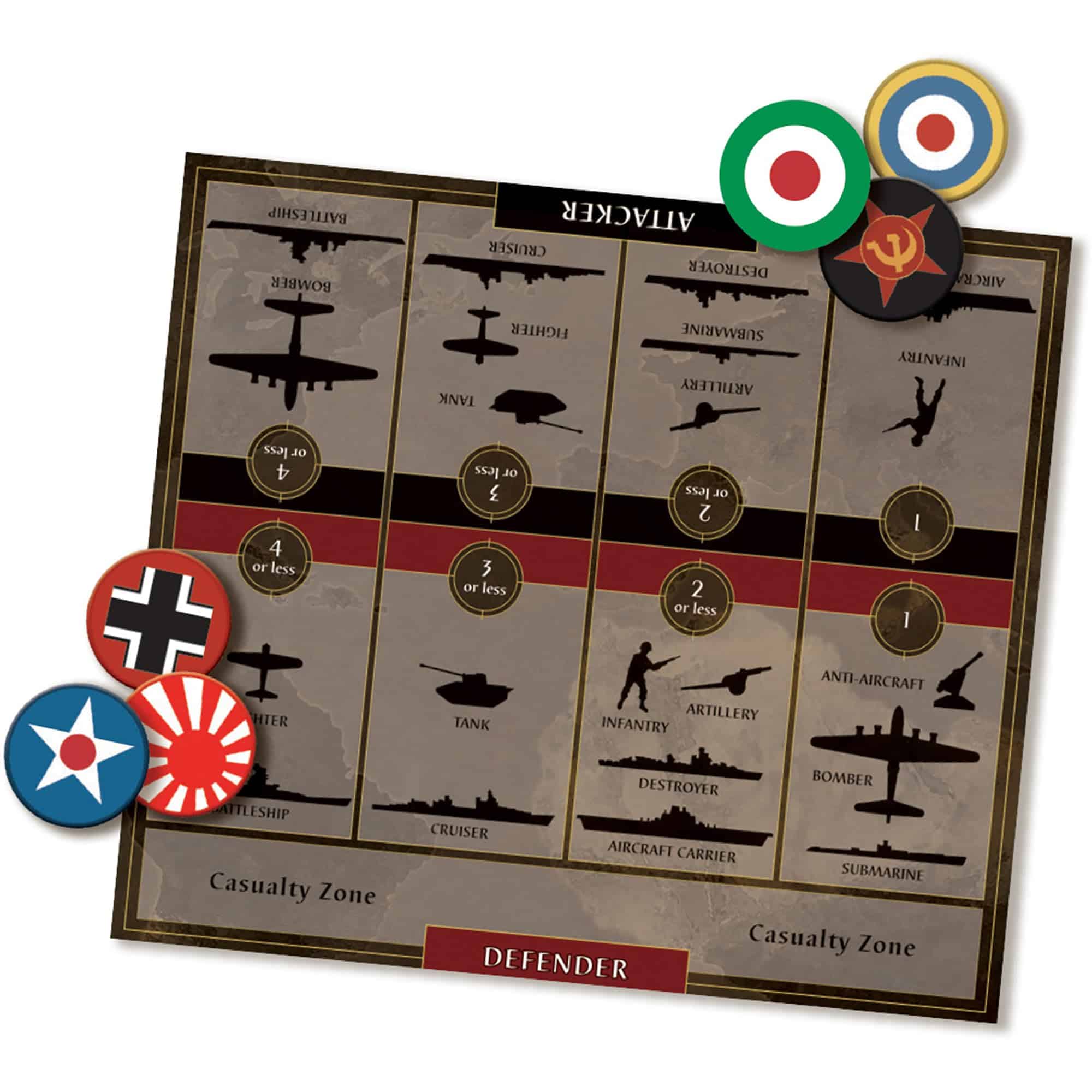 Axis & Allies: edición aniversario - 2-6 jugadores - - Imagen 5
