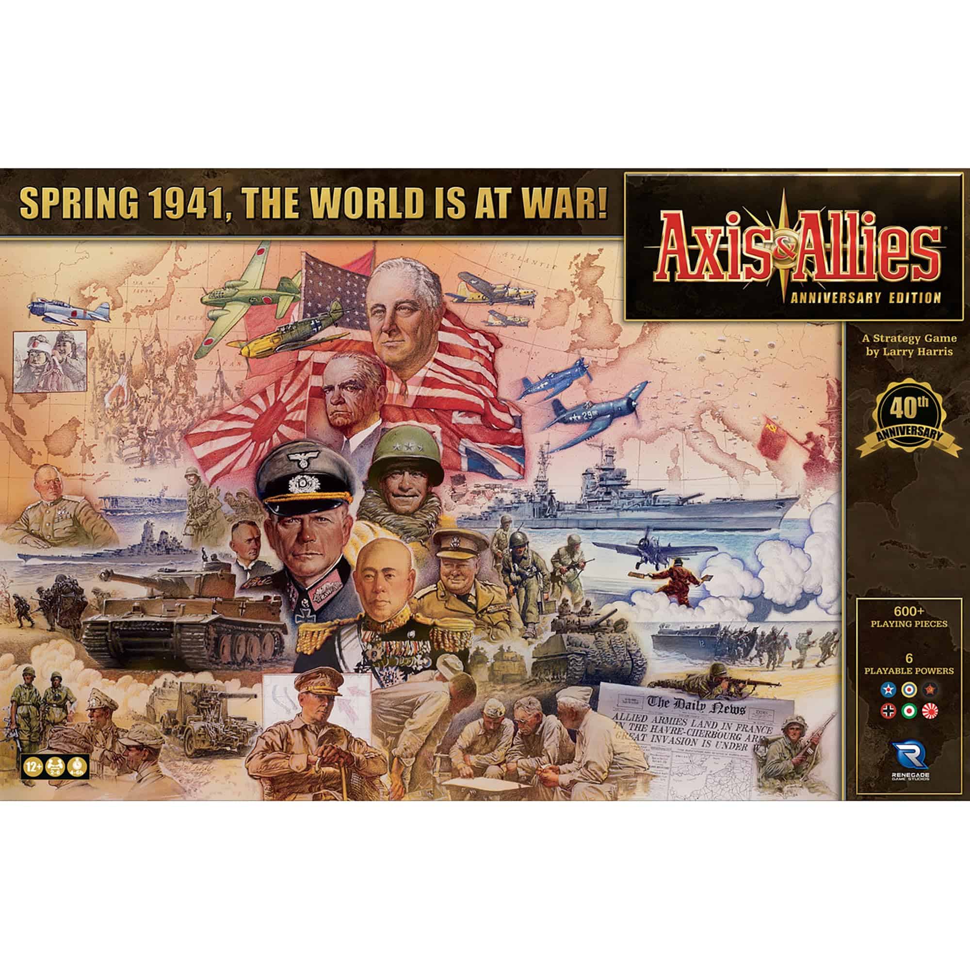 Axis & Allies: edición aniversario - 2-6 jugadores - - Imagen 8