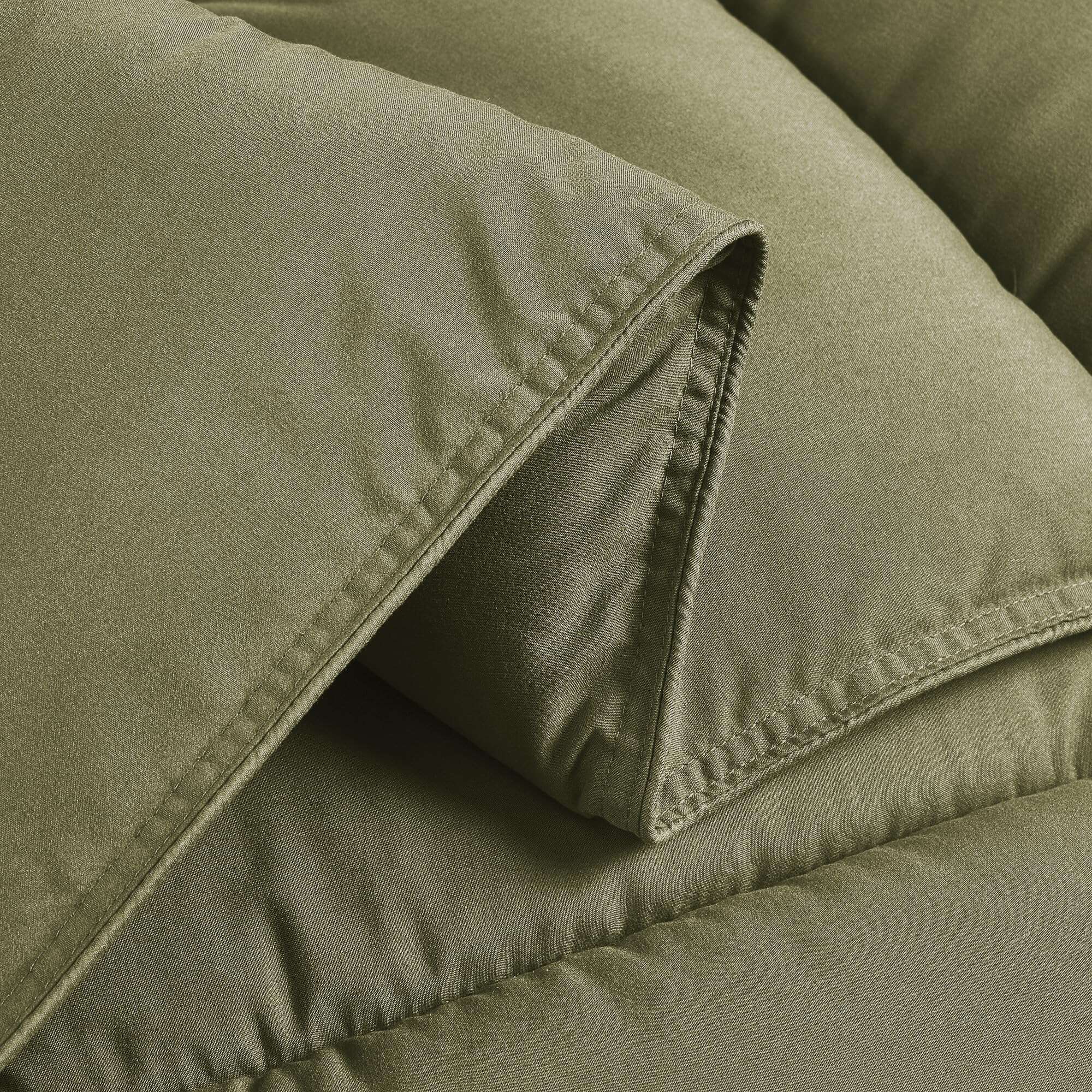 Juego de Edredón Alternativo Verde Oliva Chezmoi Collection - Imagen 4