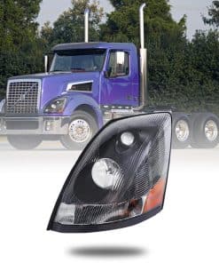 Faros Negros para Volvo VNL 2004-2014, Compatible con Lado